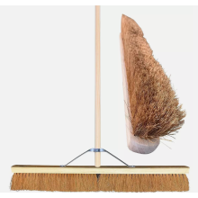 Outdoor Broom Handle 36" Garden Soft Large Brush Heavy Duty Warehouse