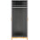 Seconique Cleveland 2 Door Wardrobe in White and Pine with Grey Metal Effect 3