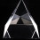 Optical Glass Pyramid 40mm High Rectangular Polyhedron Suitable For Teaching Experiments 2