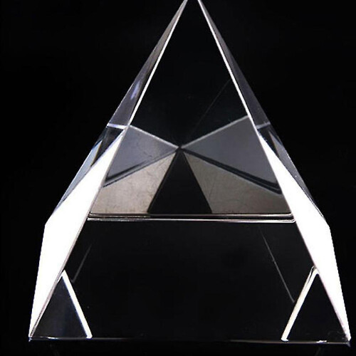 Optical Glass Pyramid 40mm High Rectangular Polyhedron Suitable For Teaching Experiments 1