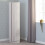 Seconique Malvern 1 Door Wardrobe in Urban Snow Hanging Rail and Shelf 6