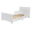 URBN Living (White) Classic Wooden Kids Bed Safety Side Guard Rail 4