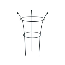 (Small) Plant Support Peony Cage Set Of Two Steel Lightweight Green Garden Pride