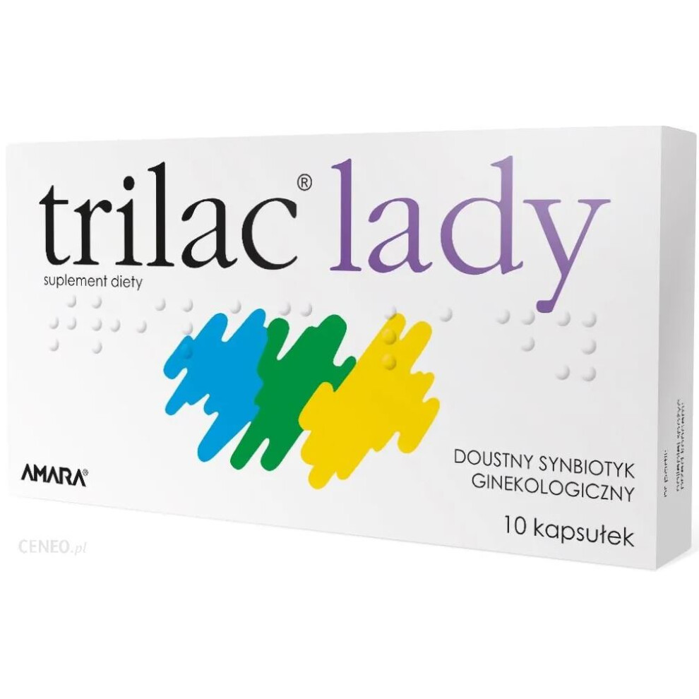 Trilac lady 10 kap lactic acid bacteria women prebiotic iladian