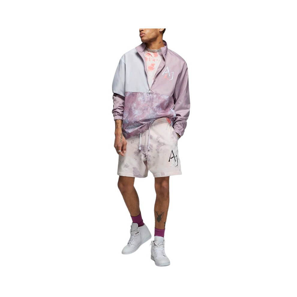 Nike (Pink And White, S) Air Jordan Mens Dna Shorts Summer Half Pants