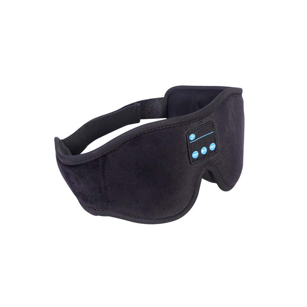 Chronus Bluetooth Sleep Mask with HD Speakers: Ideal for Side Sleepers Travel & Unique Gifts(Black)