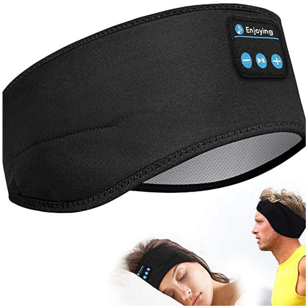 Chronus Sleep Headphones Adjustable Bluetooth Headband Headphones Ultra-Long Play Time With Built In Hd Hi Fi Speakers Perfect For Sleep