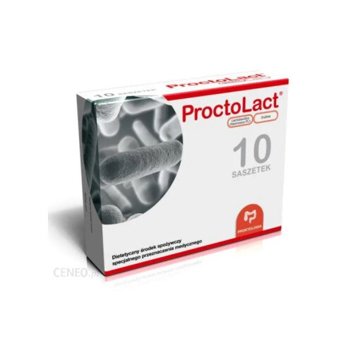 ProctoLact 2g 10 sasz probiotic prebiotic intestinal microflora digestive sanprobi