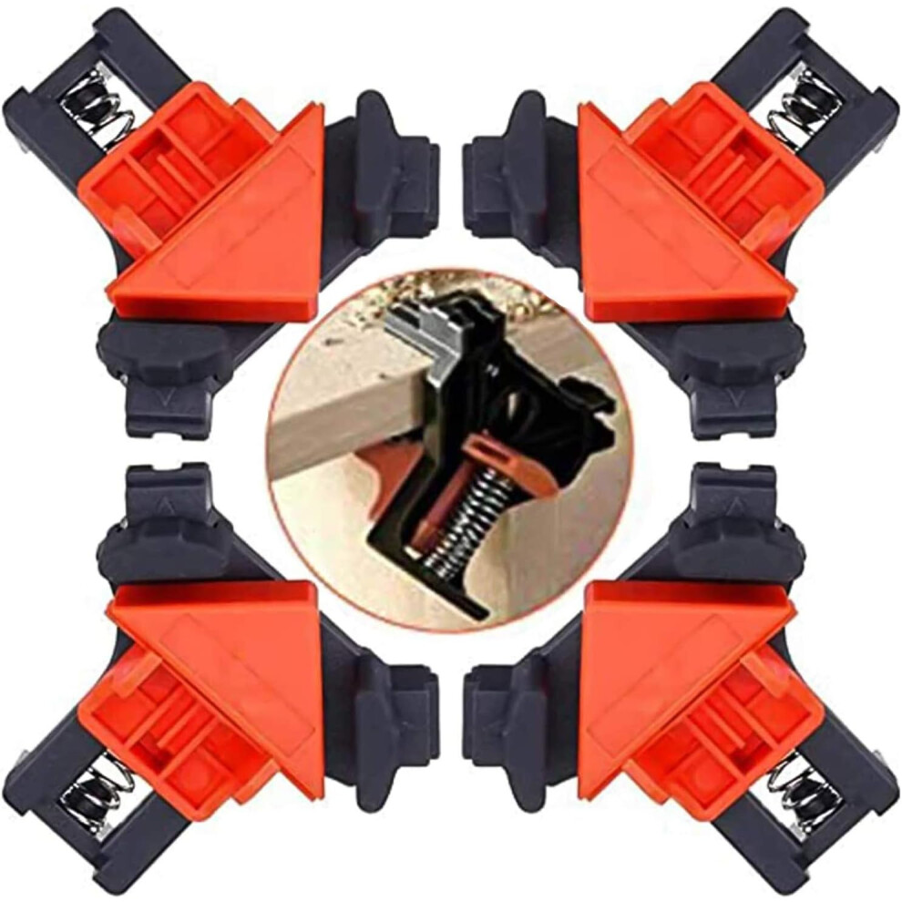 4x 90 Degree Right Angle Clamps Corner Clamp Wood-working Carpenter Tools UK