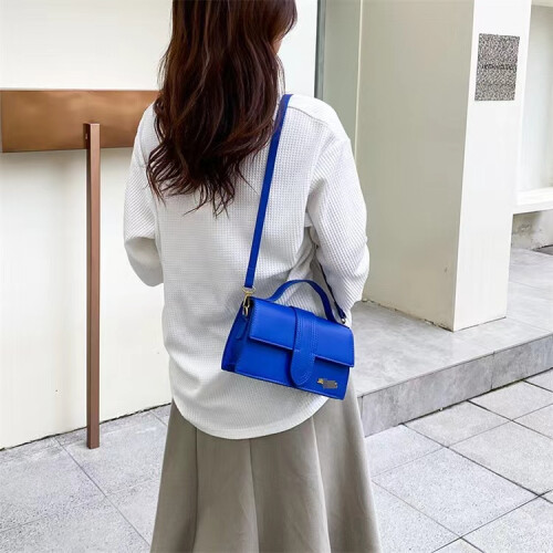 (Dark Blue) Women's Handbag PU leather shoulder bag 2
