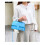 (Light Blue) Women's Handbag PU leather shoulder bag 3