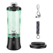 Cordless Mini Blender Smoothie Maker for Shakes and Smoothies with 600ML Bottle and Leak Proof Lids