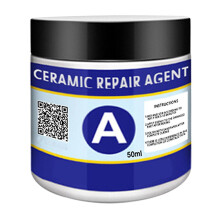 (A) Ceramic Repair Paste Porcelain Shower Fiberglass Tiles Chips Scraps Drill Holes Repair