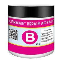 (B) Ceramic Repair Paste Porcelain Shower Fiberglass Tiles Chips Scraps Drill Holes Repair