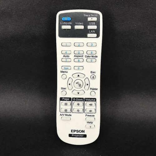 Replacement remote control for Epson 159917600 Projector EX5220 EX3220 EX5230