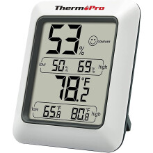Flkwoh Thermopro Tp50 Digitales Hygrometer Innenthermometer Raumthermometer Und Luftfeuchtigkeitsmesser Mit Temperatur-feuchte-berwachung