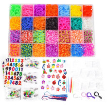 Luxury 10000 Rubber Loom Bands Kit with Accessories
