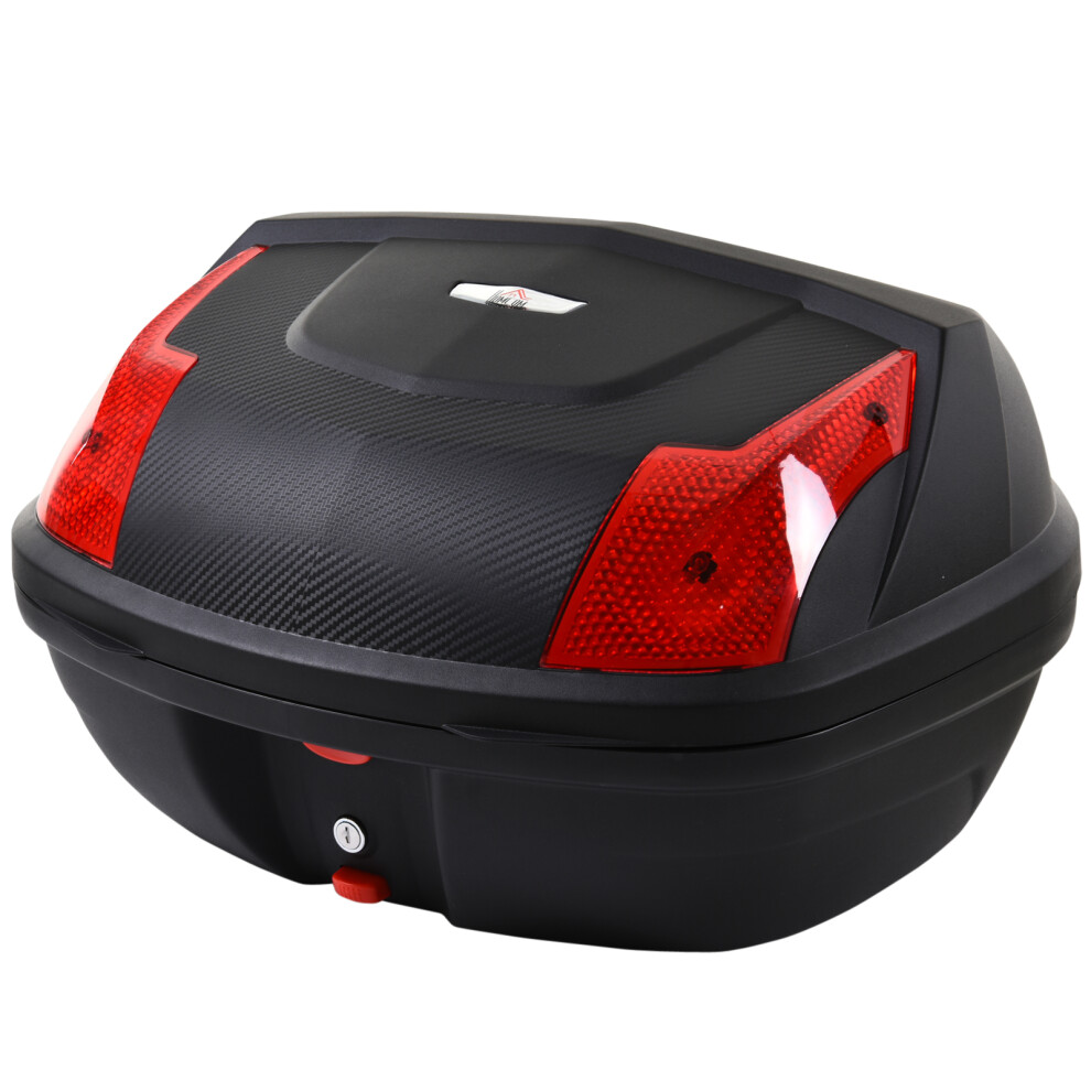 48L Motorcycke Trunk Travel Luggage Storage Box, Can Store Helmet