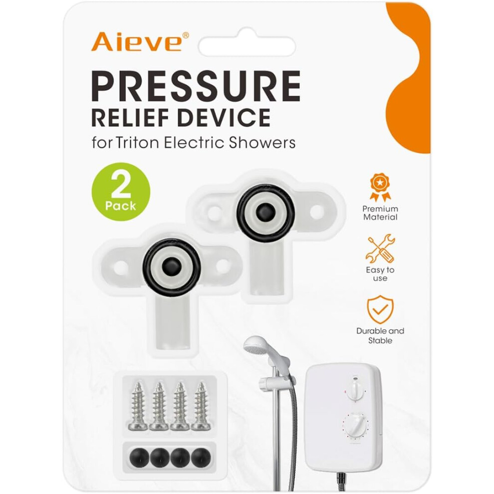 Aieve Pressure Relief Device for Triton 2-Pack Pressure Relief Device Prd Inc Rubber Ball and O Ring Valve Shower Spares Parts Compatible with Triton