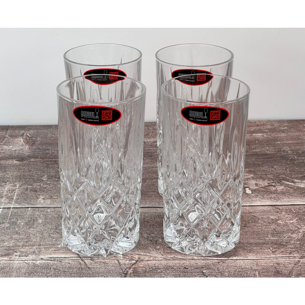 Riedel Accanto Crystal Long Glasses, Box of 4