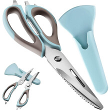 Kitchen Professional Scissors, Stainless Steel Multifunctional Food Scissors