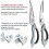 Kitchen Professional Scissors, Stainless Steel Multifunctional Food Scissors 2