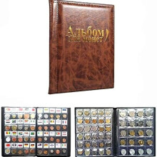 100 Pages Coin Album Coin Collectors 250 Pockets For Coin Storage Coin Collection Book