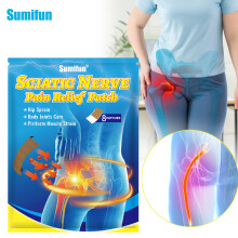 Sciatic nerve pain relief patch for hip and hip discomfort in people who sit for long periods of time