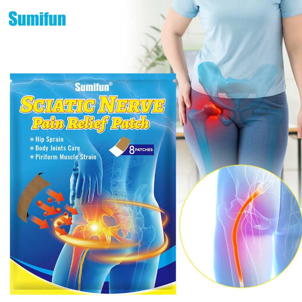 Xylfly Sciatic Nerve Pain Relief Patch For Hip And Hip Discomfort In People Who Sit For Long Periods Of Time