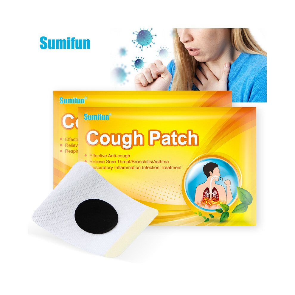 Flemye Cough And Asthma Patches, 6 Patches/Bag, Acupoint Patches, Plaster Patches For Adults And Children