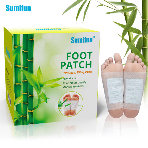 Foot Patch Bamboo Vinegar Foot Patch with tape 1