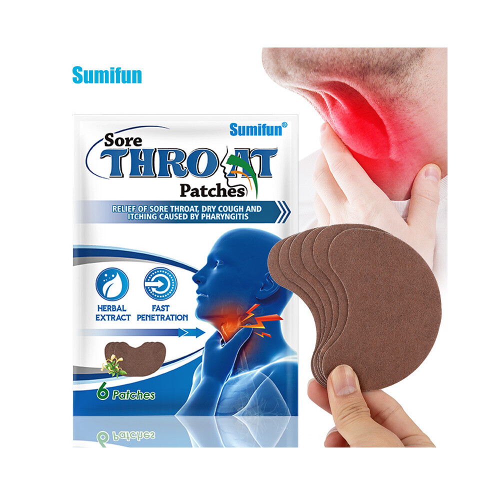 Flemye Throat Health Patch, Sore Throat Patch, Acupoint Massage Patch