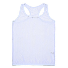 (White, XL) Men Mesh See Through Sleeveless Tank Vest Top Sheer Underwear
