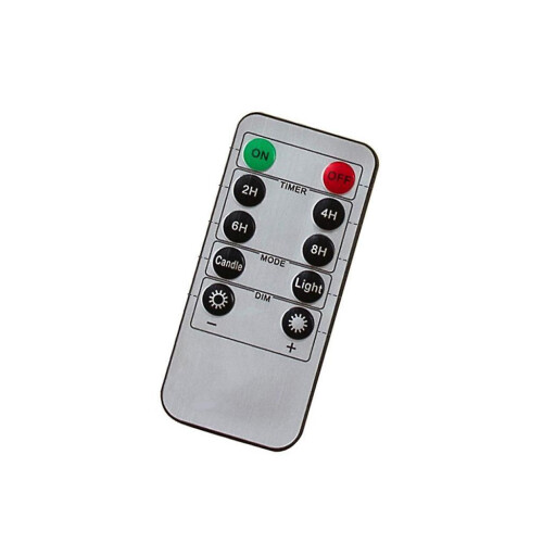 10-key Remote Control With Timer For Led Flameless Swing Flickering 2