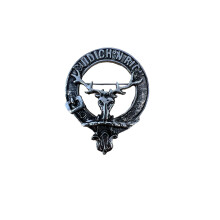 MacKenzie (Seaforth Highlanders) Clan Crest Pewter Cap Badge Brooch