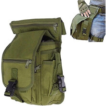 15x13x28cm Multi-function Waterproof Waist Pack Leg Bag Made Of Nylon