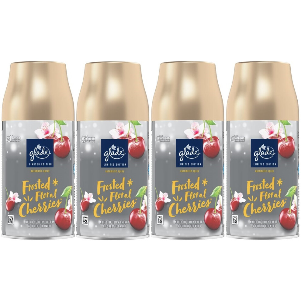 4 x Glade Automatic Spray Refill 269ml - Frosted Floral Cherries-image-OPC-PDWNGDK-NEW