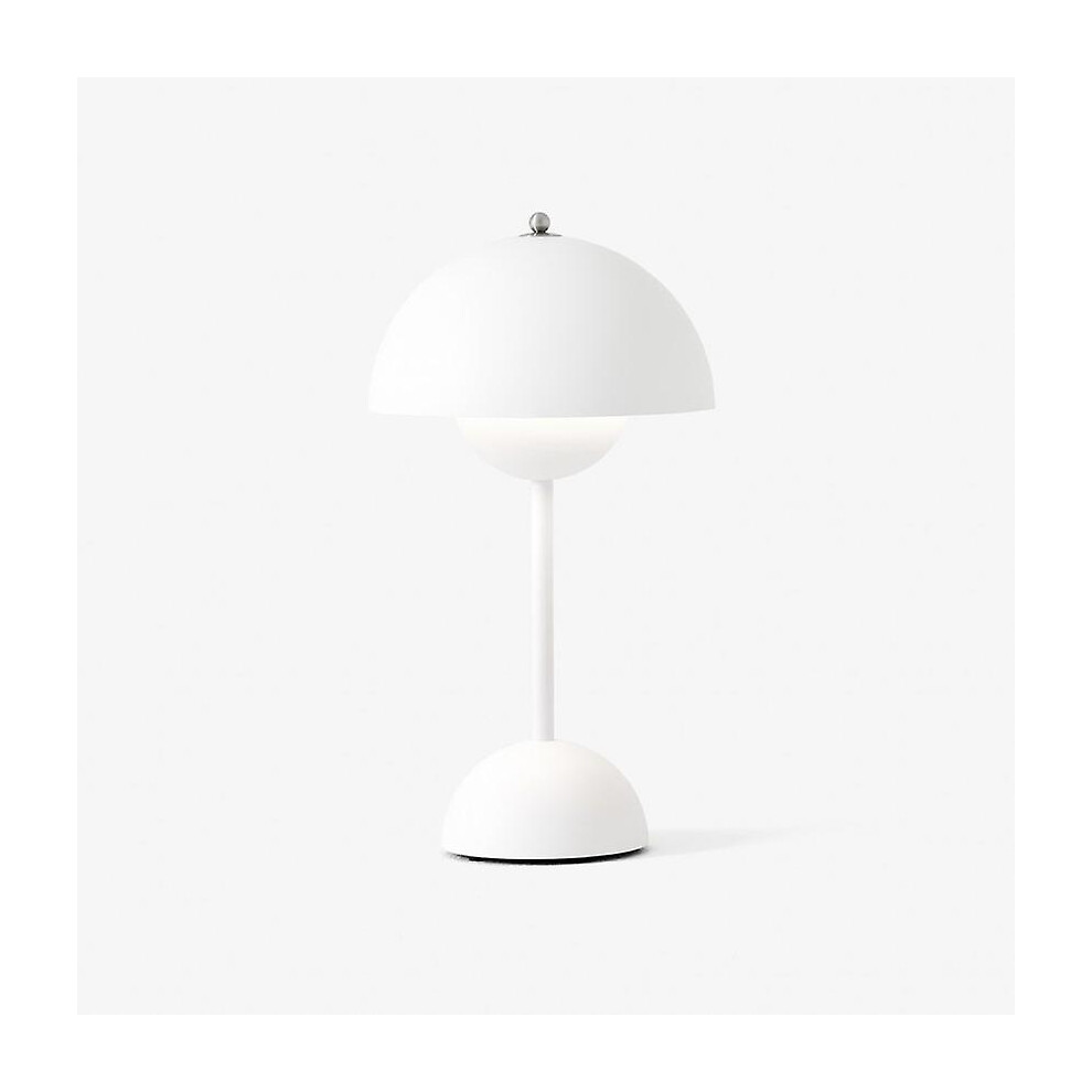 (White) Nordic Mushroom Night Light Led Flower Bud Table Lamp Usb Bedside Wedding Room Desk Simple Decoration Bedroom Modern Nvt