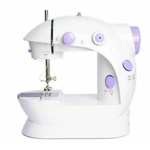 Portable Sewing Machine Mini 2-Speed Double Thread Purple 1