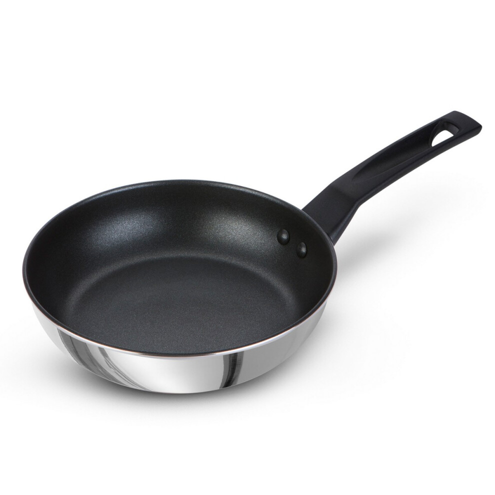 Prestige Fry Pan in Stainless Steel with Ergonomic Handle, Non Stick - 31 cm