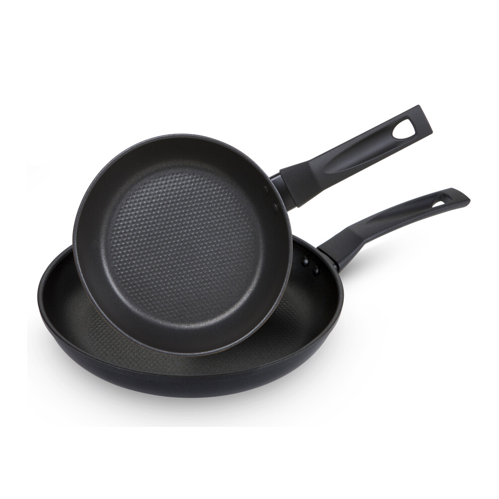 Frying Pans in Aluminium Non Stick Cookware Set, 21 & 29 cm - Pack of 2