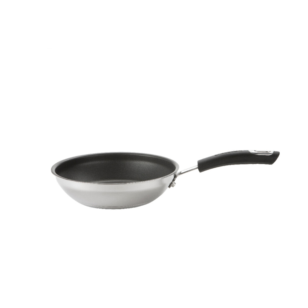 Circulon Frying Pan Total Stainless Steel with Non Stick Induction Base - 22 cm
