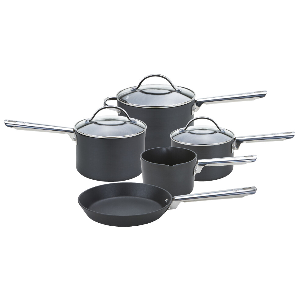 Anolon Professional Pots and Pans Elegant Non Stick Cookware Set - Pack of 5