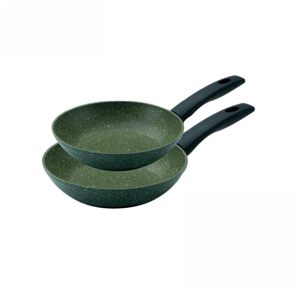 Eco Non Stick Frying Pan Set, 20 And 24cm