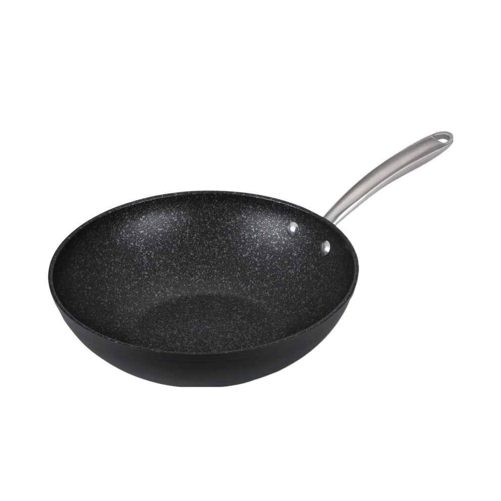 Prestige Scratch Guard Stir Fry Pan Induction Cookware Non Stick Wok Pan - 29 cm