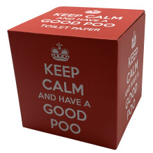 Keep Calm Loo Roll - Funny Toilet Roll, Toilet Humour Gifts for Him