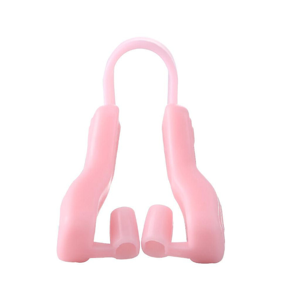 (Magic Nose Shaper Clip Nose Lifting Shaper Silicone Nose Slimmer Shaping Bridge Hurt Nose Straightener No Painful Beauty) Magic Nose Shaper Clip Nose Pink/Purple