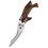 (brown) Sharp Kitchen Scissors, Multi-functional Professional Chicken Bone Shears, Dishwasher-safe Poultry Shears, For Barbecue Fish, Vegetables 1
