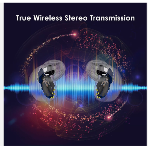 Bluetooth Wireless Headphones , Noise Cancelling with Built-in Mic 2