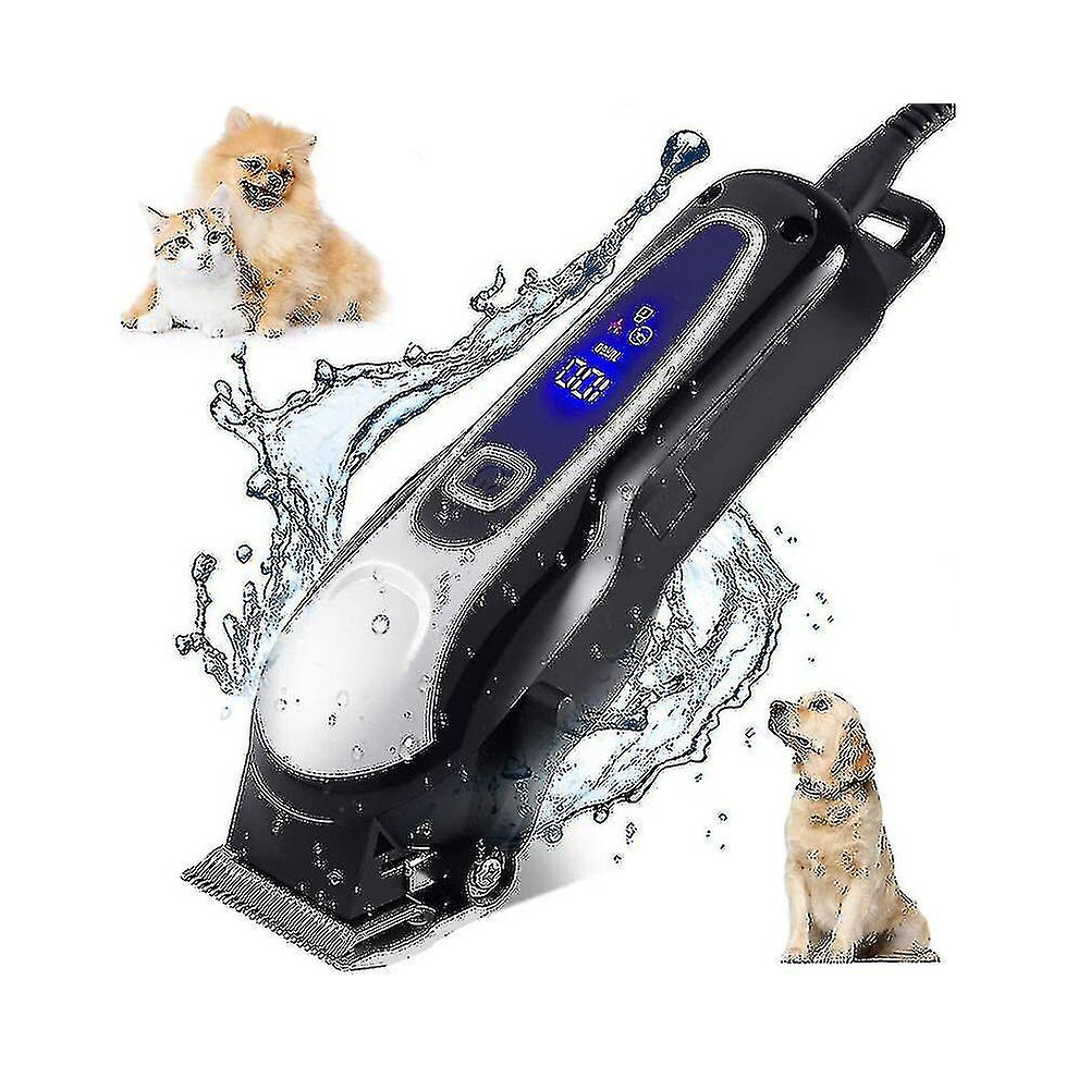Professional Dog Clipper, Cordless Electric Long Hair Dog Clipper Kit, Professional Dog Cat Pet Clipper, Pet Grooming Kit, Safe Sharp Blade, Low Noise